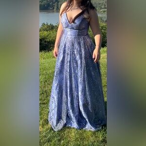 Blondie Nites Lavender Sequin Dress